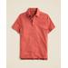 Sueded Cotton Polo Shirt