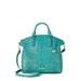 Large Duxbury Croc Embossed Leather Satchel