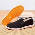 Herren Loafer Slip On Loafer aus Stoff Komfort Schuhe Klassisch Brautkleider schlicht Outdoor Täglich Stoff Atmungsaktiv Halbschuhe Gelbe Matrix Schwarze Matrix Sommer Frühling