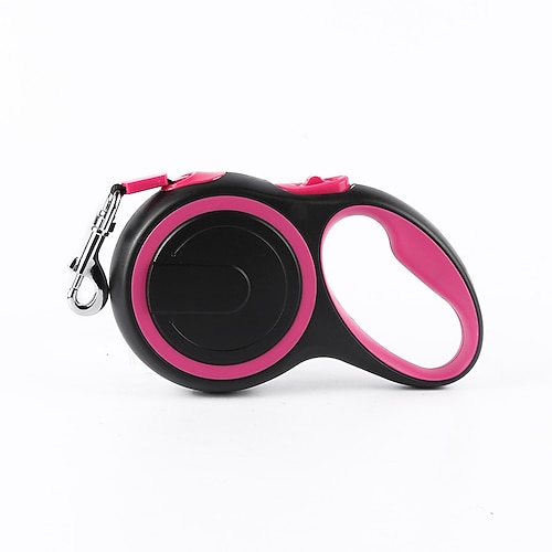 Einziehbare Hundeleine, 26-Fuß-Laufleine für mittelgroße Hunde, Ein-Knopf-Bruchamp;Ampere; Schloss, strapazierfähig, kein Gewirr Image