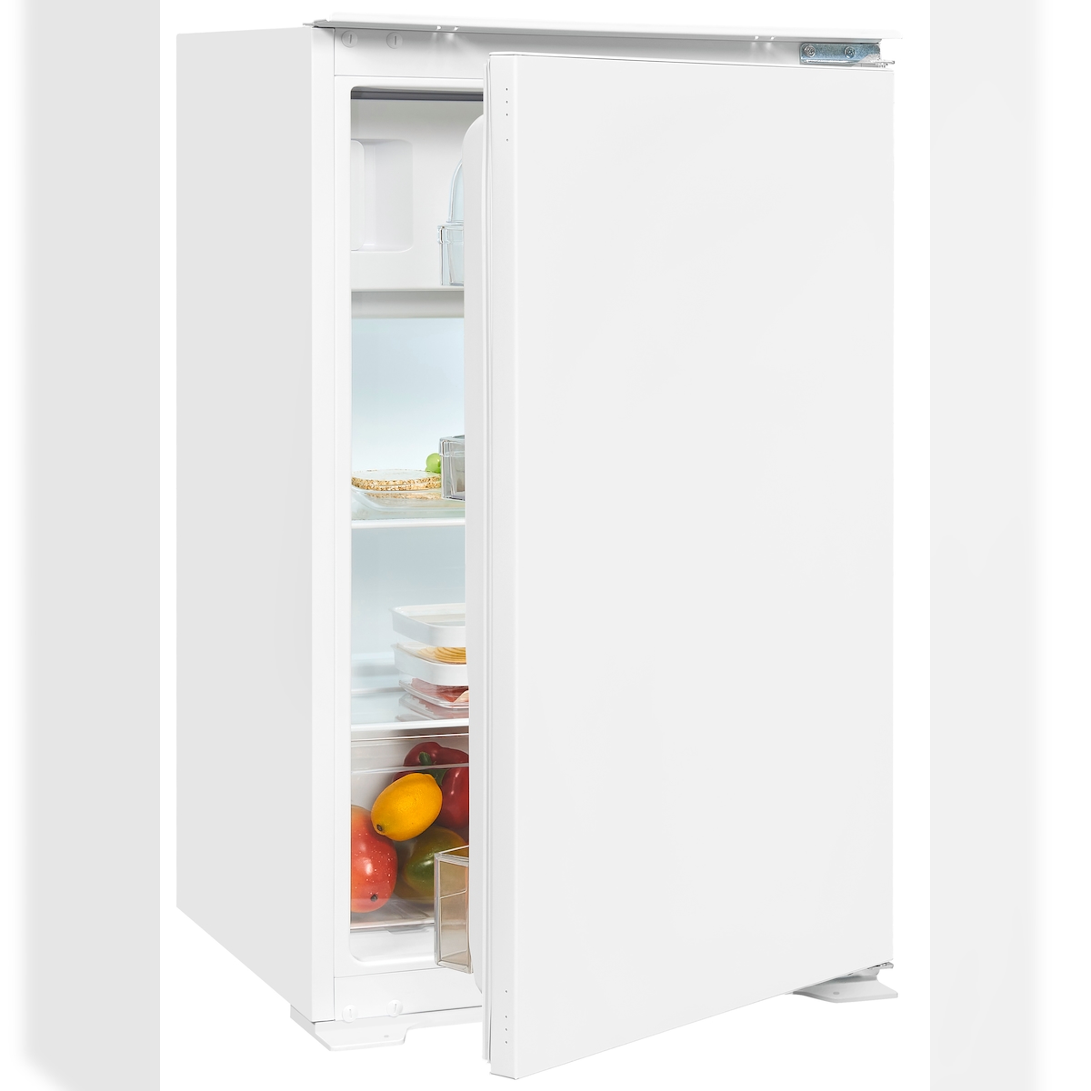 Exquisit Einbau Kühlschrank EKS131-4-E-040D | 118 l Nutzinhalt | Alarm-Funktion | 4*-Gefrieren | 88 cm Höhe | Einbaugerät Image