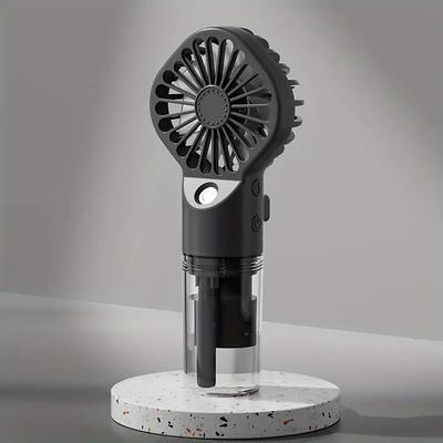 Handheld Spray Fan – Large Wind Portable Water Mist Fan for Outdoor Use, USB Rechargeable