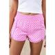 Women's Shorts Polyester Leopard Geometric Light Pink Pink Casual Daily Short Going out Weekend Summer