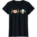 Kawaii Ramen and Boba Noodles Bubble Tea T-Shirt - Heartbeat Design