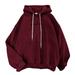 Women Pet Pouch Coat Hoodie Long Sleeve Big Pocket Pullover Jacket Cat Puppy Holder Solid Hooded Sweatshirt Zip Hoodies for Women Long Sweatshirts for Women French Womens Sweatshirt Ladies Sweatshirts