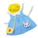 Has Mini Hat Pet Rabbit Costume Pet Accessories Pet Hat Ornament Rabbit Leash Dressing Cotton