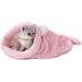 Cat Sleeping Bag Comfortable Pet Winter Bed Cute Cat Beds Puppy Sleeping Bag Pet Supply Best Cat Bed Pet Cave Dog Bed Pet Bed Sleep Sack Pet Nest Cushion Detachable Cat Nest Canvas