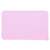 Silicone Placemat Leakage Proof Waterproof Non Slip Pet Feeding Bowl Mat Accessory(Pink )