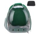 Cat Backpack Space Capsule Transparent Pet Bubble Backpack for Small Dogs and CatsGreen