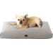 Shredded Memory Foam Dog Beds for Medium Dogs Orthopedic Dog Bed for Crate with Washable Removable Cover Pet Bed Dog Mattress Dog Pillow