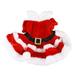 Dog Christmas Costume Puppy Dress Soft Warm Short Sleeve Xmas Pet Clothes Dog Christmas Outfit for Dogs Cats XL