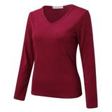 Women Crew Neck Fleece Lined Thermal Thermal Underwear Slim Tops Long Sleeve Thermal Shirts Winter Tops Thermal Tops for Women Long Sleeve with Thumb Holes Womens Lightweight Thermal Top Soft Thermal