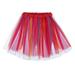 rinsvye Women S Candy Color Multicolor Skirt Support Half Body Puff Petticoat Colorful Small Short Skirt Neon Skirt Skirt Shorts Womens Tennis Skirt Slip Skirt Teal Skirt Long Skirts for Girls Womens