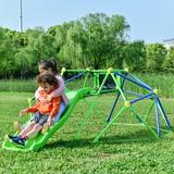 6ft Kids Outdoor Dome Climber Kids Jungle Gym Dome for 3-7 Years Old Supports 800lbs Geometric Playground Dome Climber Play Center Green