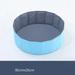 Foldable Dry Pool Infant Ball Pit Ocean Ball Playpen For Baby Ball Pool Playground Toys For Children Kids Birthday Gifts For Kid Blue gray