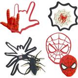 Superhero Cookie Cutters - Spiderman Inspired Designs for Fun Baking and Play-Doh! - American Made and Durable Materials - Perfect for Birthdays and Special Occasions - 3-in-1 Set (Spiderman Spider