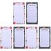 WYN 6 pcs Magnetic Notepads for Refrigerator Message Notepads To Do List Memo Pads