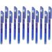 12pcs Erasable Pen Set 0.5mm Pens Student Writing Pens Blue Inks Erasable Pens