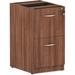 Valencia Series Full Pedestal File Left/Right 2 Legal/Letter-Size File Drawers Modern Walnut 15.63 X 20.5 X 28.5