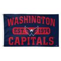 WinCraft Washington Capitals 3 x 5 Single-Sided Franchise Establishment Deluxe Flag