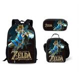 The Legend of Zelda Backpack The Legend of Zelda Backpack Meal Bag Pencil Case Set