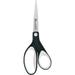 Westcott 8-Inch KleenEarth Soft Handle Straight Scissors Black/Gray