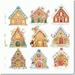 Gingerbread Wonderland: 45-Piece Candy Theme School Bulletin Board Winter Holiday Decor Set - Perfect for Xmas Parties & Classroom Decorations!