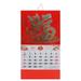 Golden Dragon to Attract Wealth Year of The Wall Calendar Office Wall-mounted Lucky Paper Chinese Decor Lunar