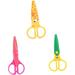 3pcs Kids Scissors Cartoon Scissors for Kids Craft Scissors Kids Diy Scissors Creative Scissors for Kids Child Wavy