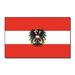 Gongxipen Austria Crest Large Flag 90 X 150cm Austrian Country Banner With 2 Metal Eyelets