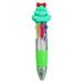 Clearance! JWDX Pen Pen Big Sale Four Kinds of Christmas Pens Can Replace The Writing Color Ballpoint Pen Cartoon Snowman Old Man 4 Color Oil Pen Hand Account Color Press Pen Student Giftï¼ˆ8Mlï¼‰ C