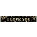 Clearance! JWDX Equipment Shooting Props Big Sale Valentine s Day Banner Yard Banner Valentine s Day Decorations for Outdoor Indoor Party Decoration Supplies D