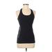 Lululemon Athletica Active T-Shirt: Black Activewear - Women's Size 6