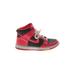 Nike Sneakers: Red Print Shoes - Women's Size 7 1/2 - Round Toe