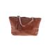 Onna Ehrlich Leather Shoulder Bag: Brown Bags