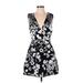 Alice + Olivia Casual Dress: Black Damask Dresses - Women's Size 4