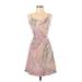 Gap Outlet Casual Dress - Mini: Pink Print Dresses - Women's Size 4