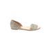 J. by J.Crew Sandals: Gold Animal Print Shoes - Women's Size 9