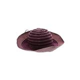 San Diego Hat Company Sun Hat: Burgundy Stripes Accessories
