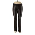 Lauren by Ralph Lauren Faux Leather Pants - Low Rise: Brown Bottoms - Women's Size 12