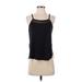 Athleta Active Tank Top: Black Print Activewear - Women's Size Small