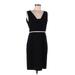 Anne Klein Casual Dress - Sheath: Black Dresses - Women's Size 6