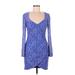 La Femme Cocktail Dress: Blue Dresses - Women's Size 6