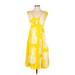 Maeve by Anthropologie Casual Dress: Yellow Dresses - Women's Size 0 Petite