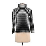 J.Crew Pullover Sweater: Black Stripes Tops - Women's Size 2X-Small
