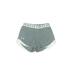 Under Armour Athletic Shorts: Gray Print Activewear - Women's Size Small