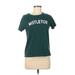 Grayson Threads Short Sleeve T-Shirt: Green Tops - Women's Size Medium