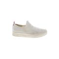 Steve Madden Sneakers: Slip On Platform Casual White Solid Shoes - Women's Size 7 1/2 - Round Toe