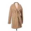 Abercrombie & Fitch Coat: Tan Jackets & Outerwear - Women's Size Small