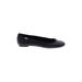 Hunter Flats: Slip On Chunky Heel Casual Black Solid Shoes - Women's Size 5 - Round Toe